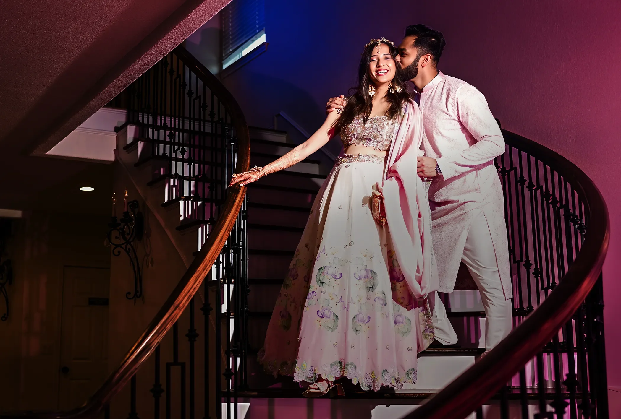 A warm wedding moment shared between the Sidpix team and Prajwal and Shriya’s family