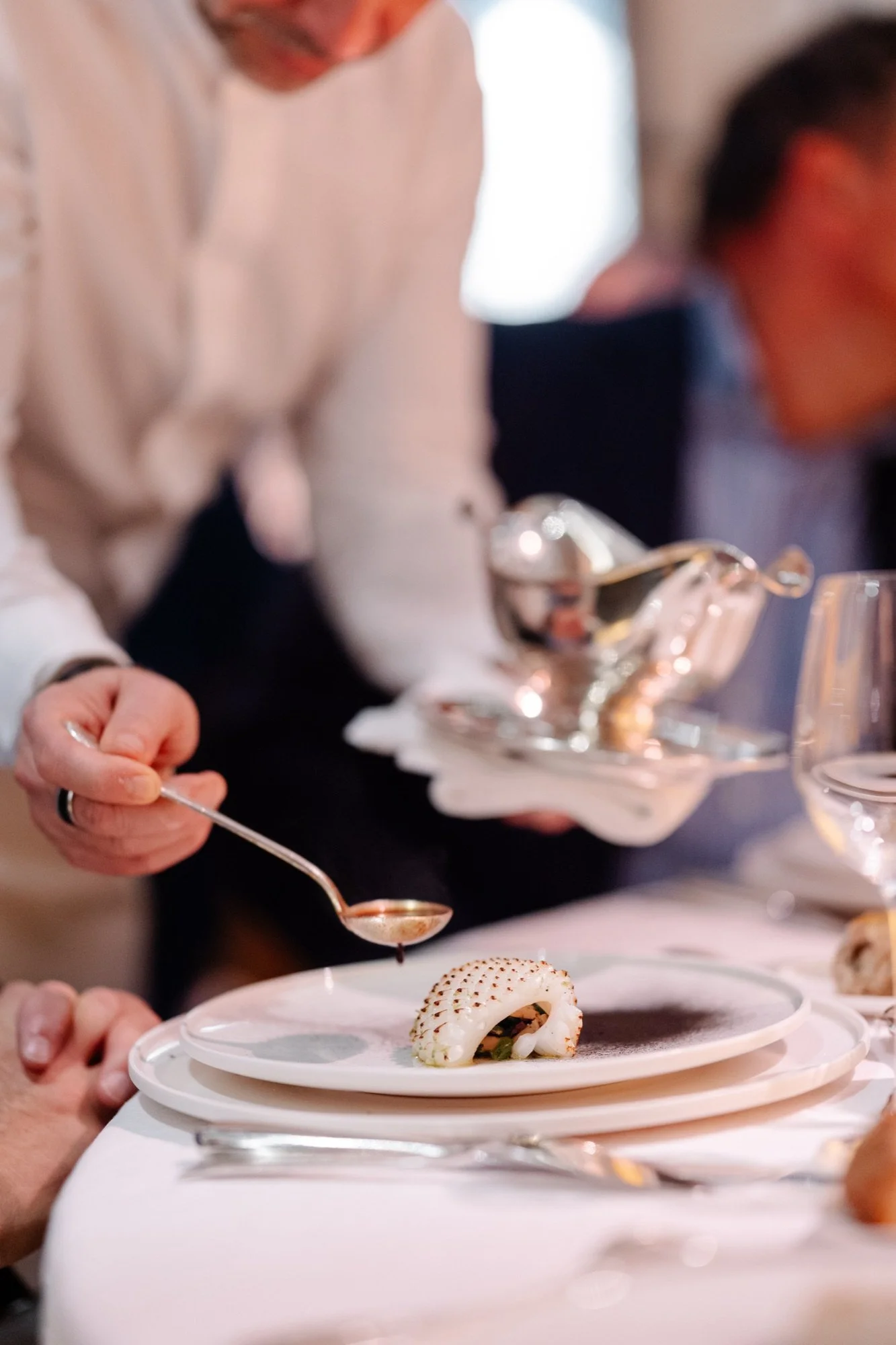 La Caisse d'Epargne tableside Michelin service