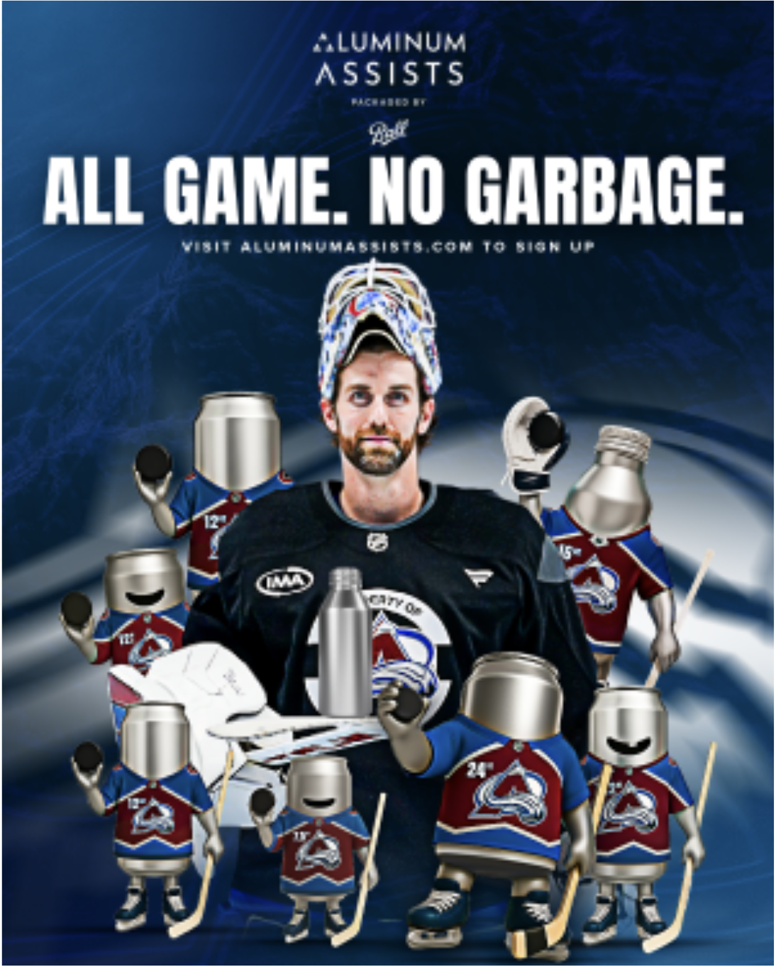 Aluminum Assists key art, Colorado Avalanche
