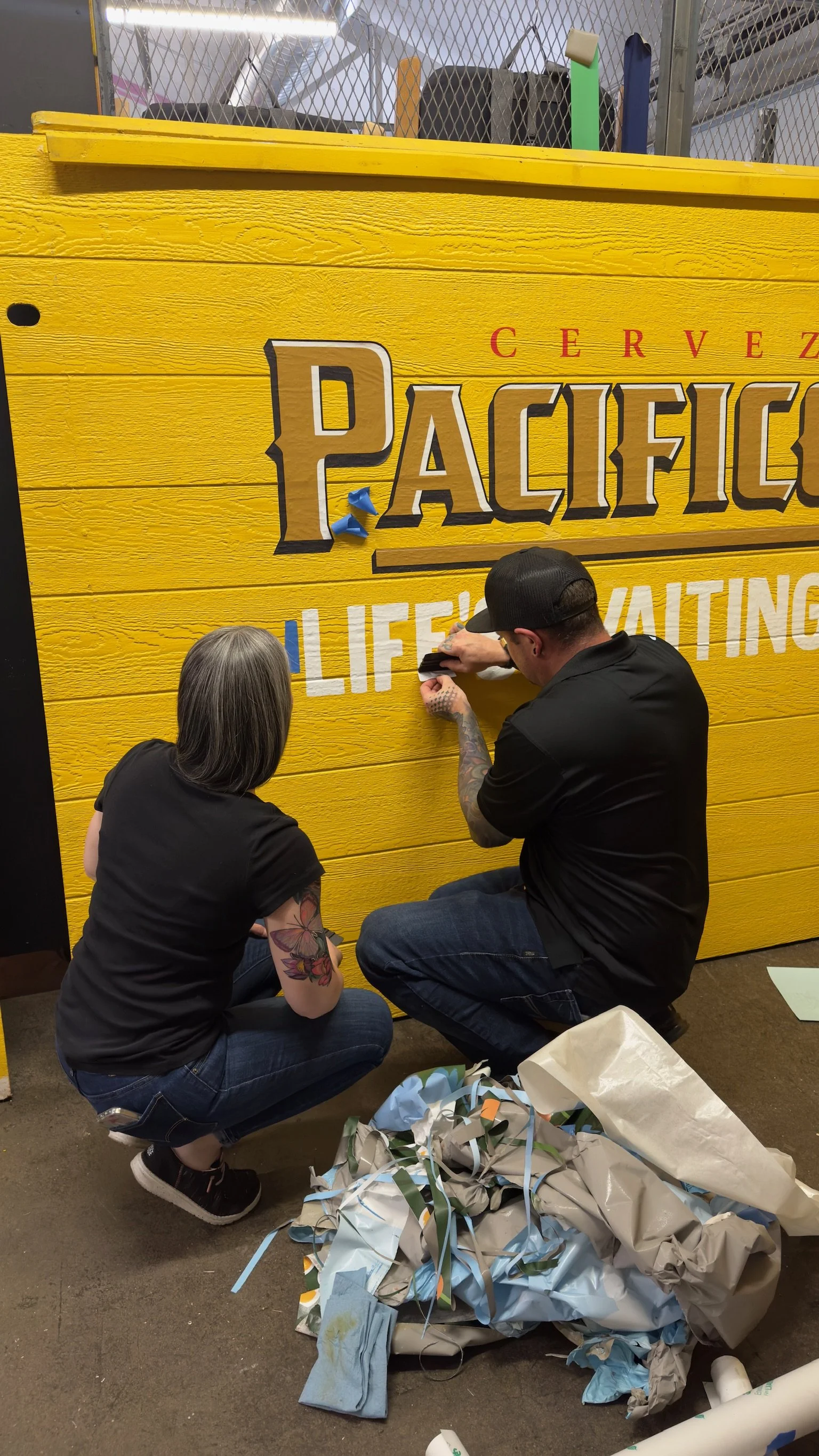 Final assembly of the Pacifico build ahead of the Games