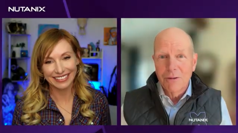 Nutanix live broadcast moment