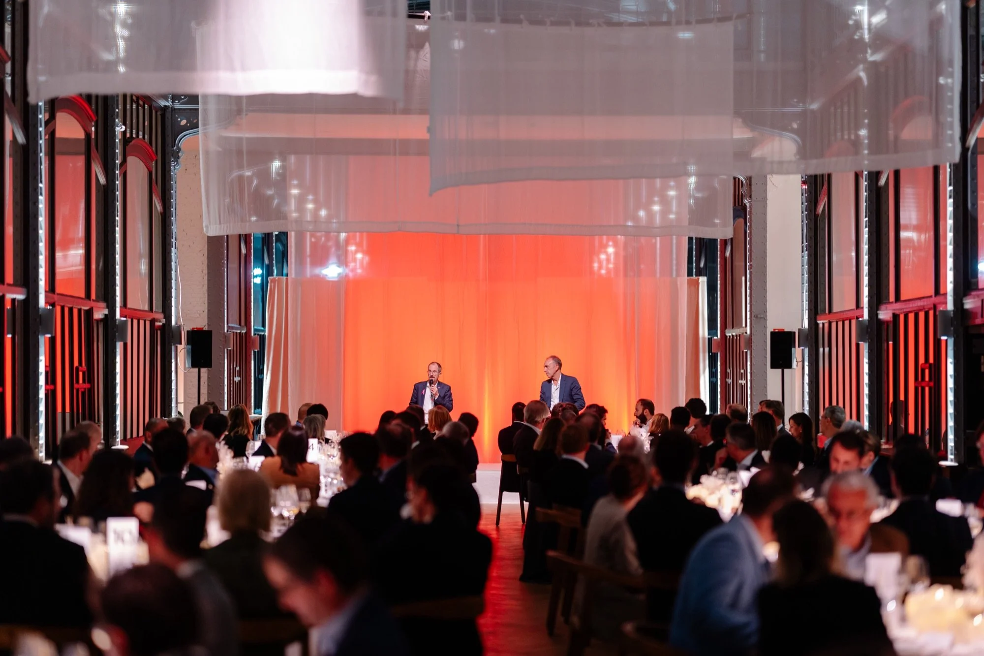 La Caisse d'Epargne keynote moment during dinner