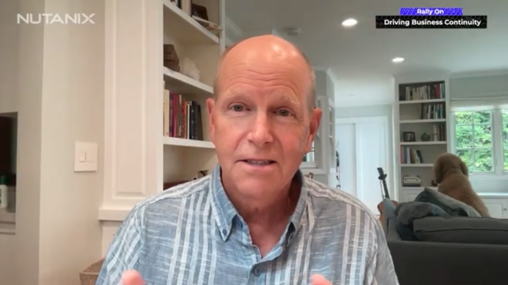 Nutanix live broadcast moment