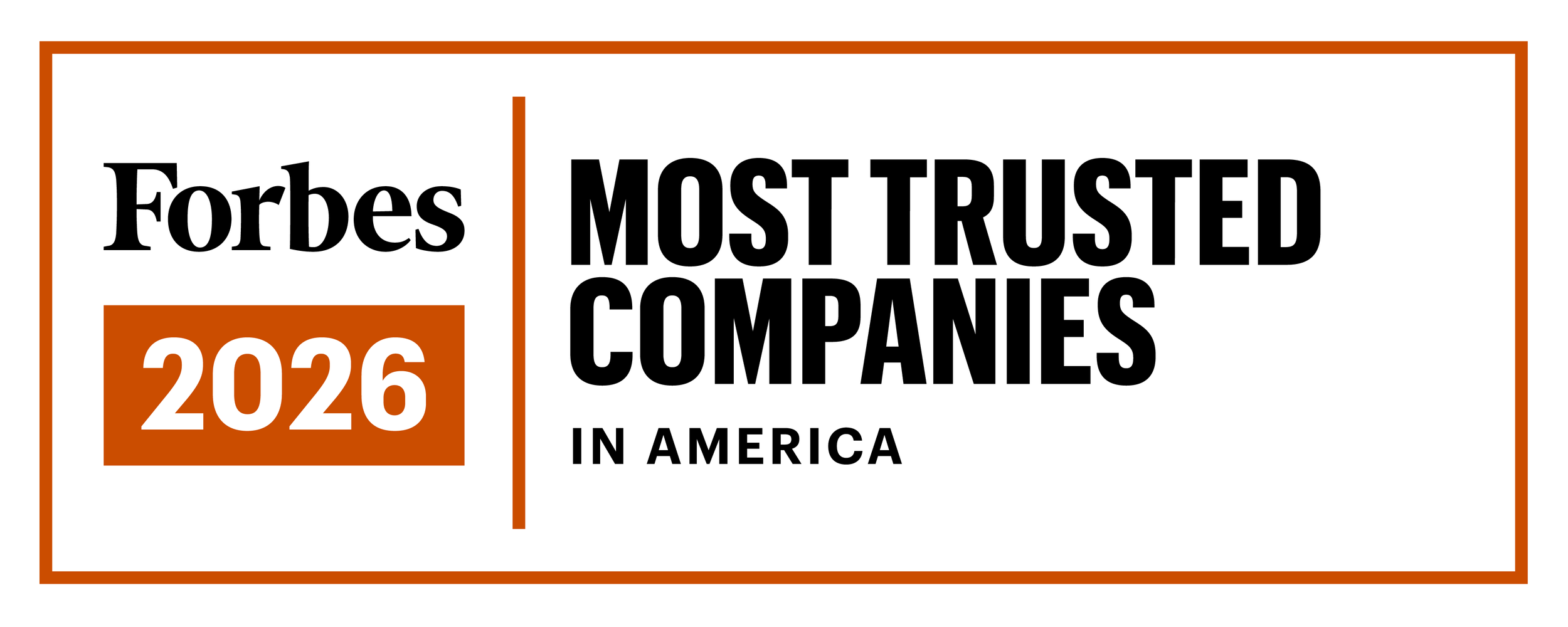 Forbes 2026 Most Trusted Companies in America