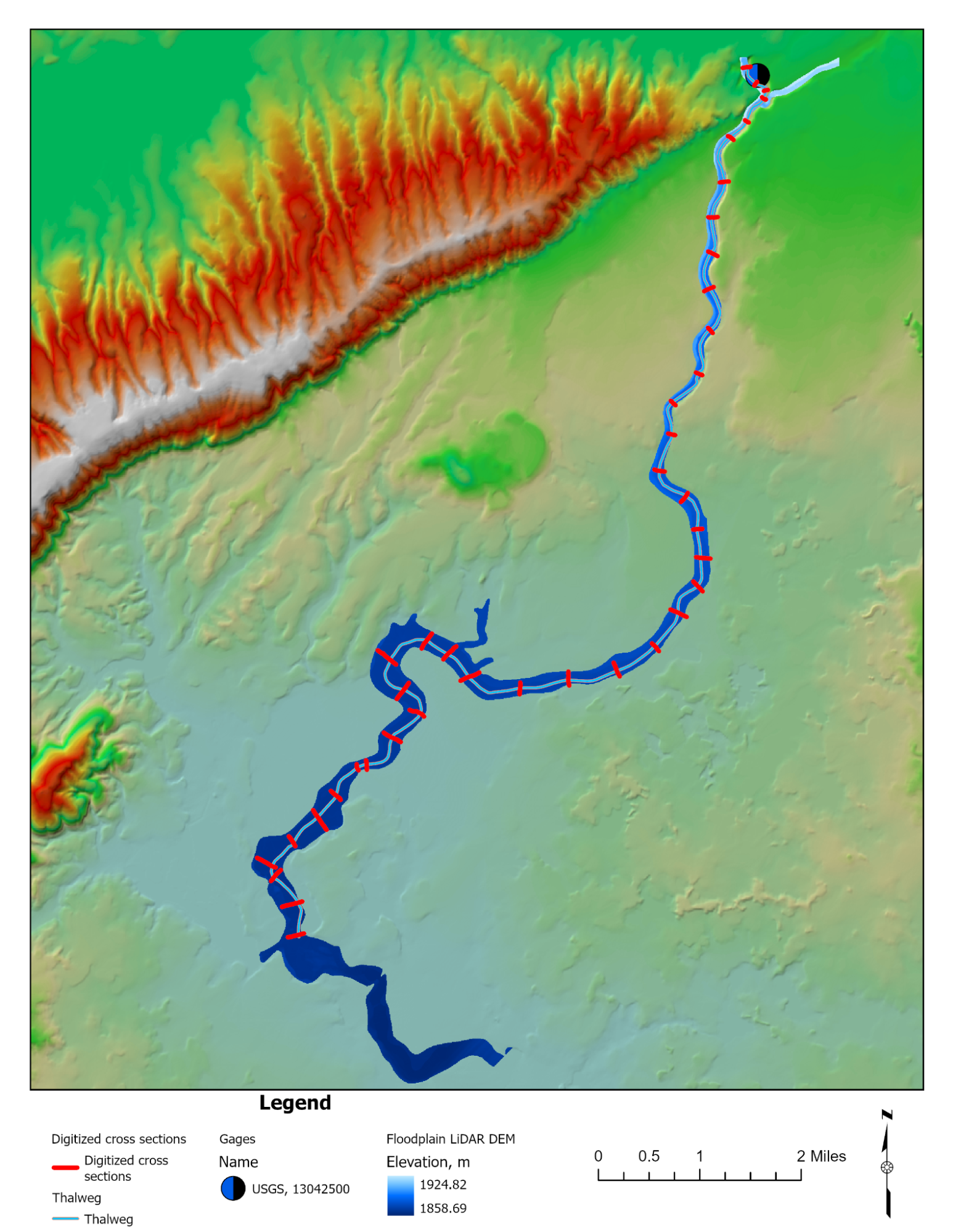Hydrology map