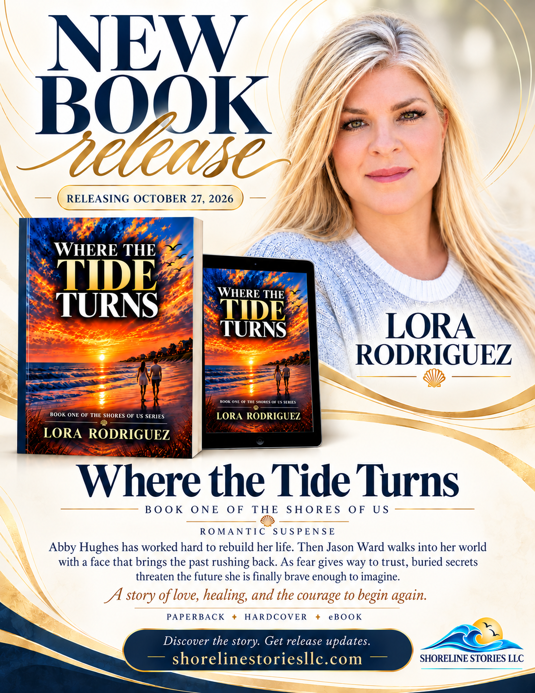 Where the Tide Turns by Lora Rodriguez — releasing October 27, 2026