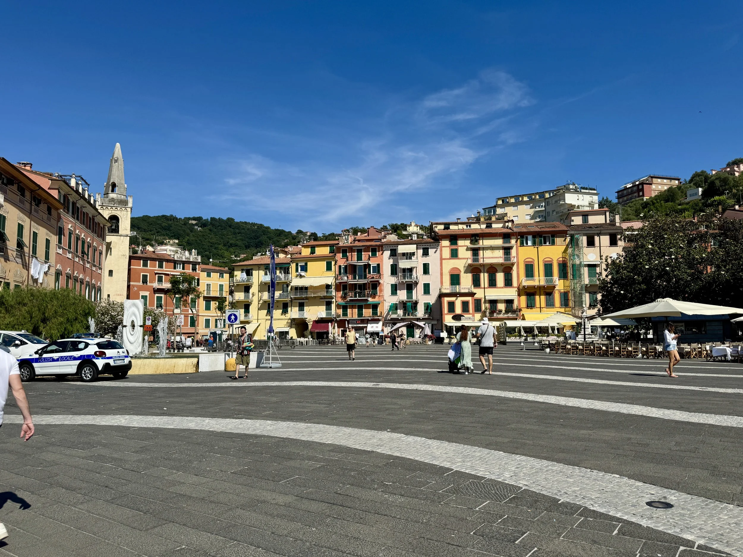 Colorful waterfront buildings in Lerici
