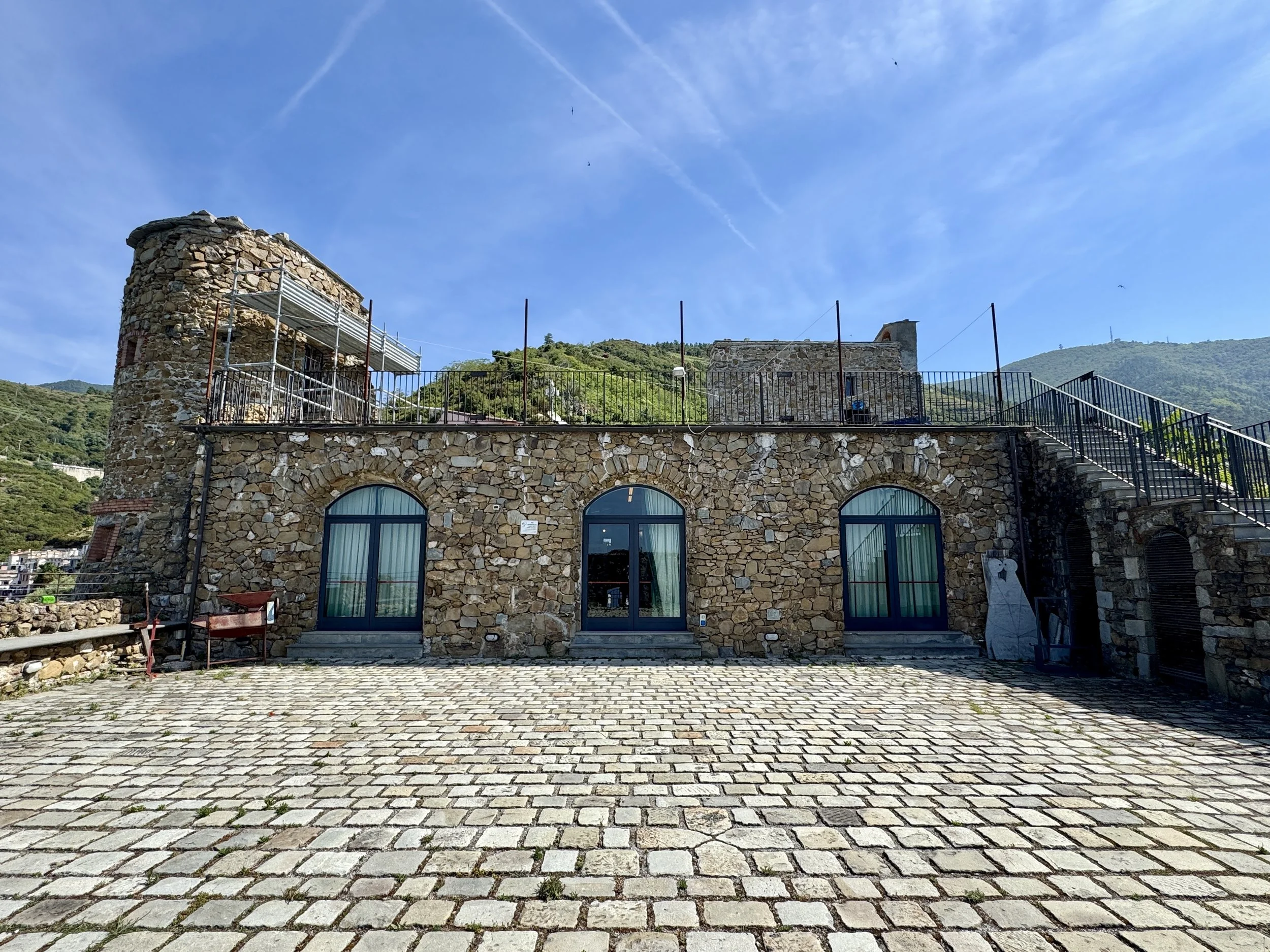 Courtyard at Riomaggiore Castle