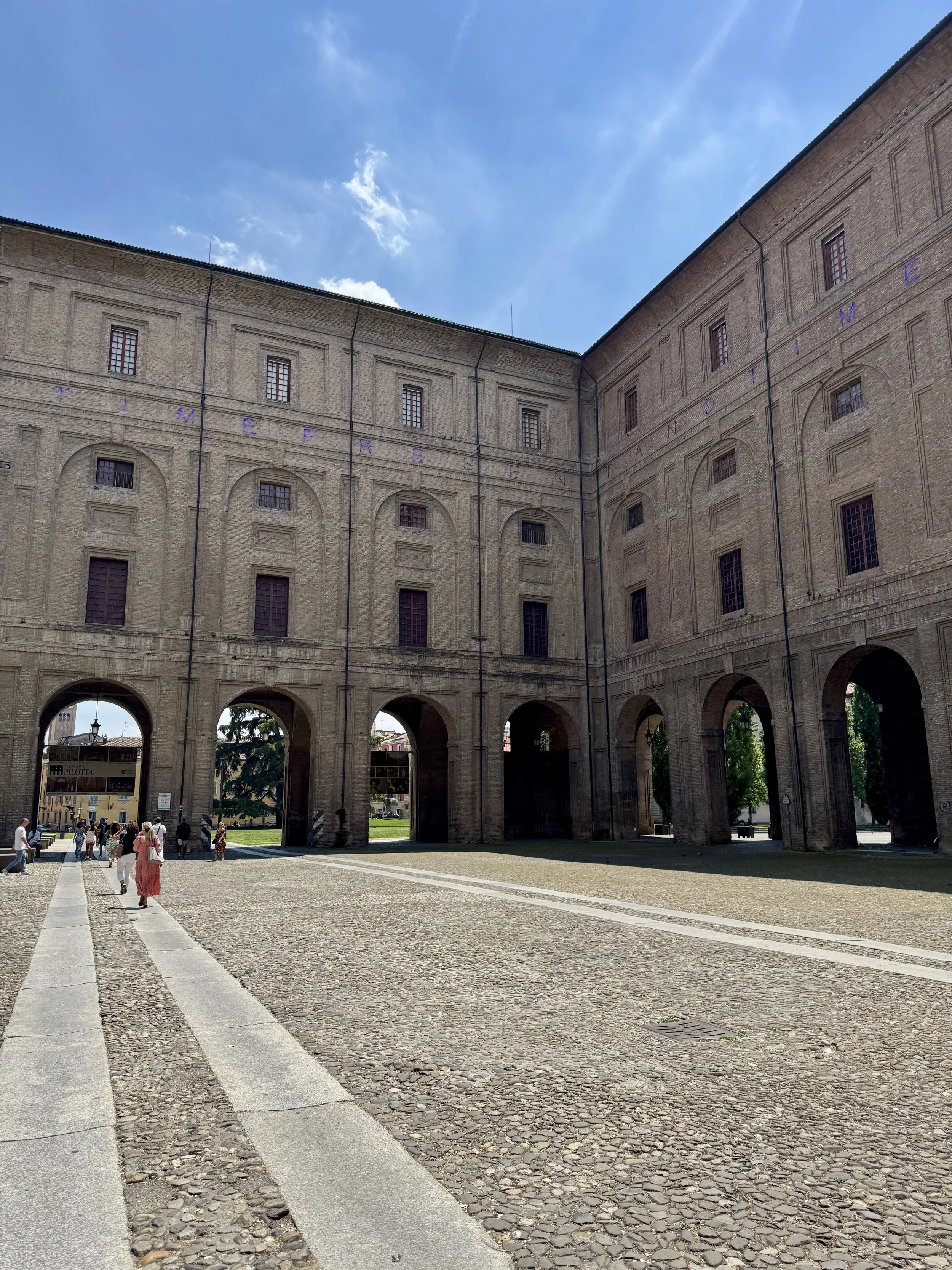 Courtyard of Palazzo della Pilotta