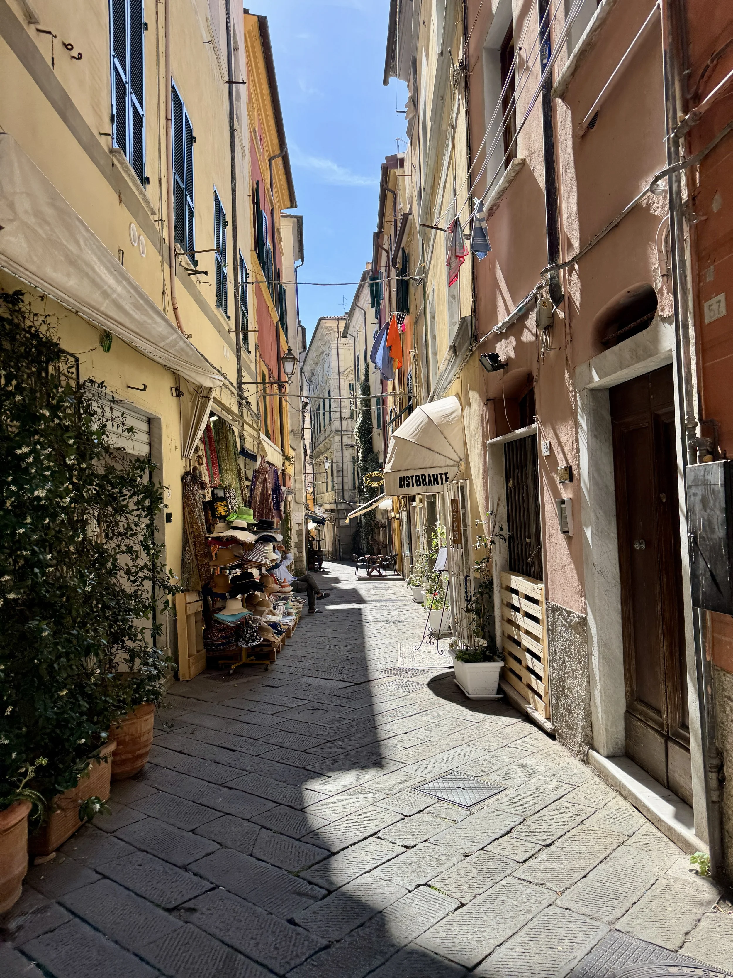 Colorful lane in Lerici