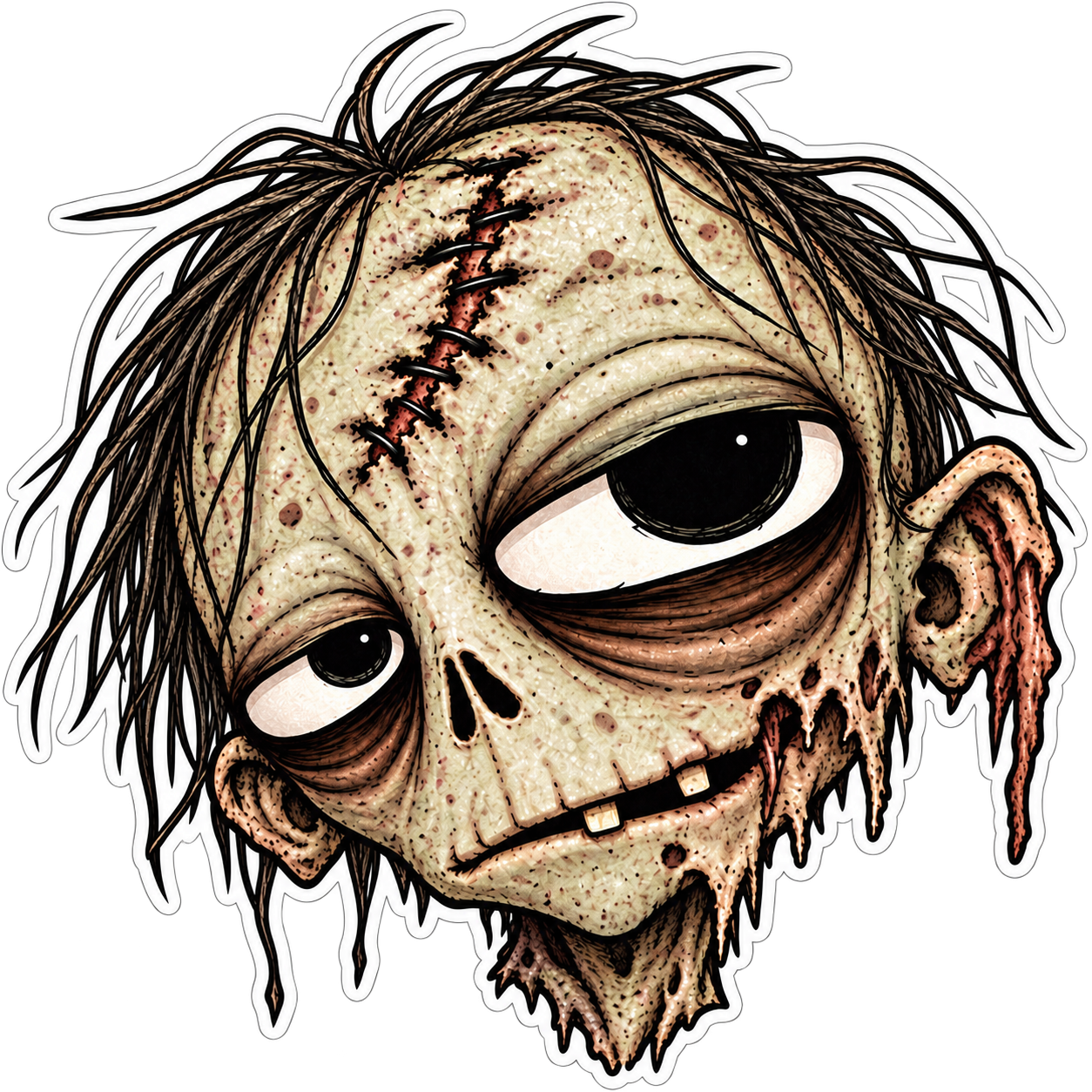 Rot Head Sticker