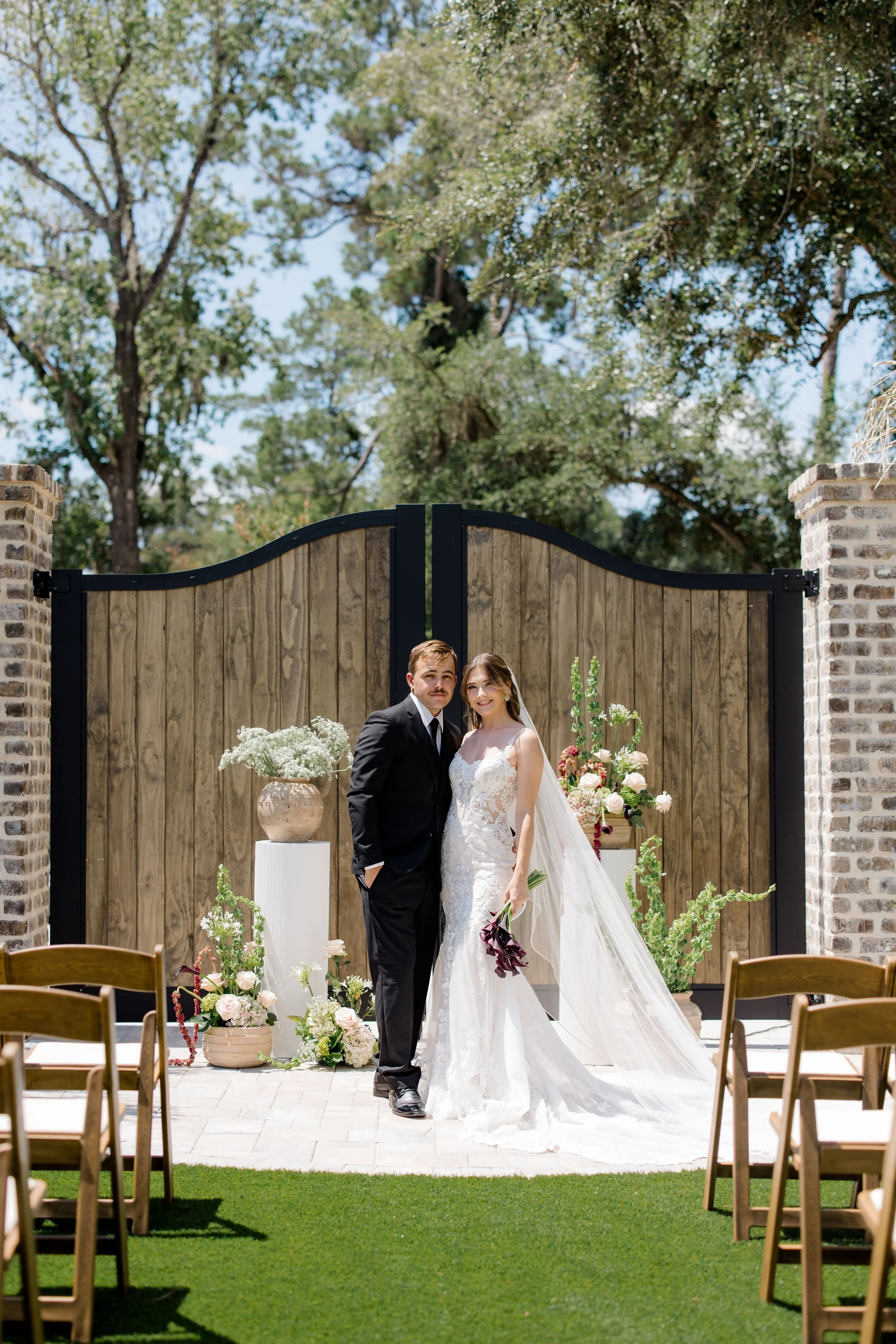 Courtyard archway
