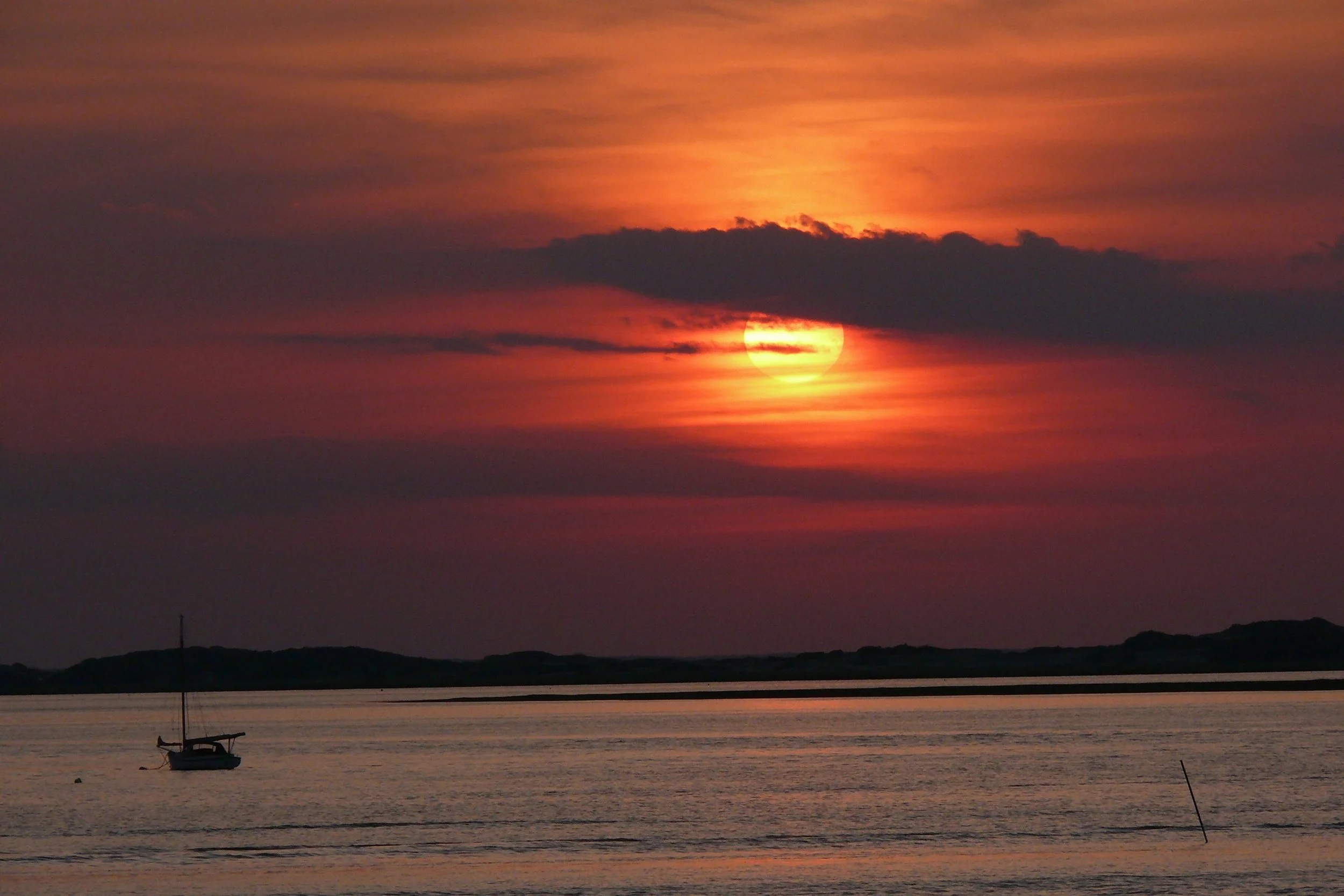 Sunset over Wellfleet Harbor