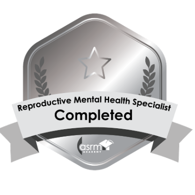 Reproductive Mental Health Specialist Badge - ASRM