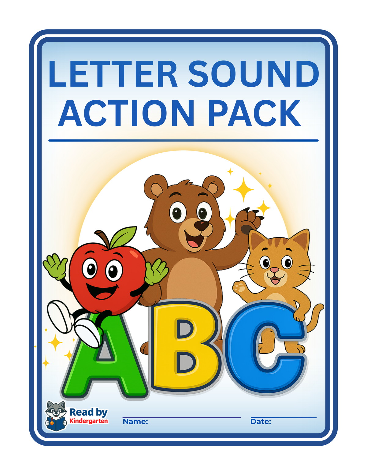 Letter Sound Action Pack cover