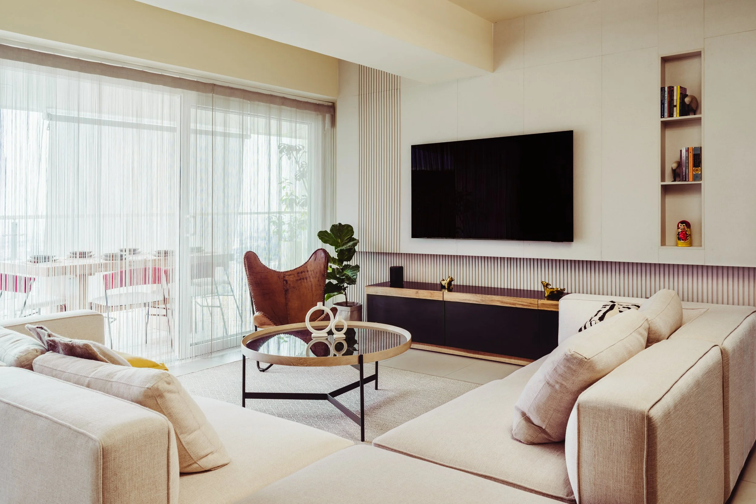 Sala de apartamento Ícono 60 en Ibagué, fotografía Airbnb
