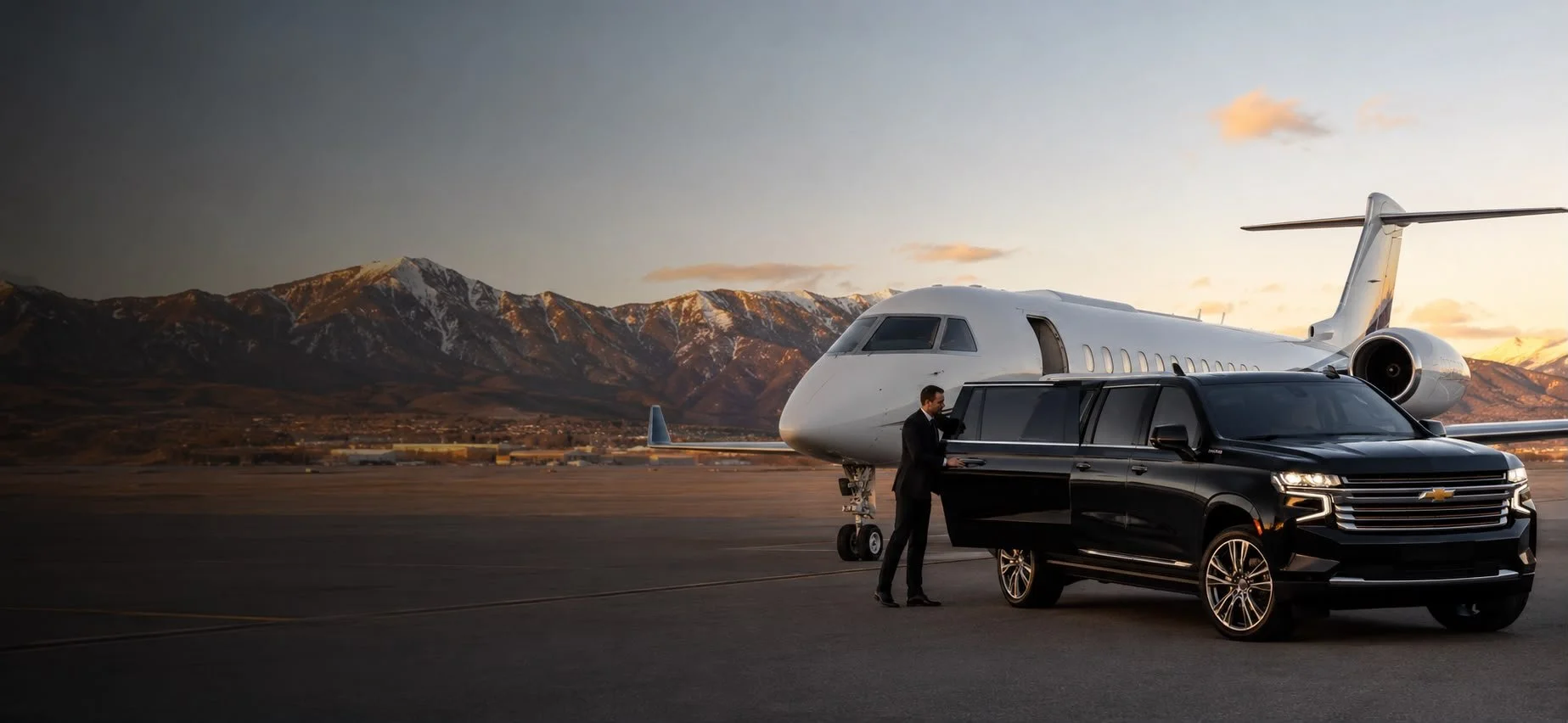 Private airport transportation in Colorado