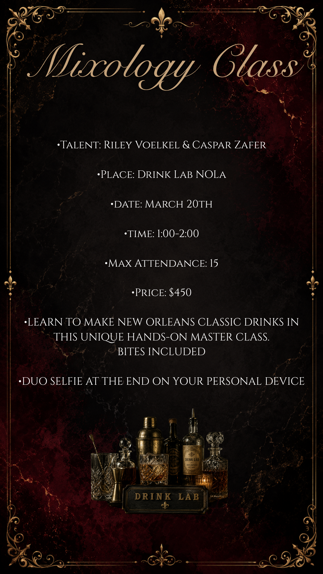 Mixology Class