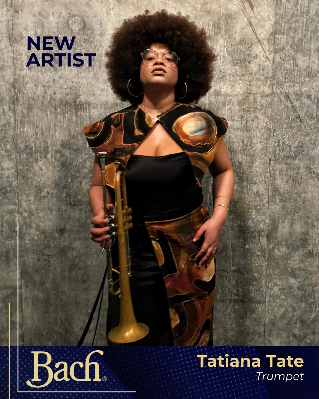 Tatiana Tate with Bach Brass instruments