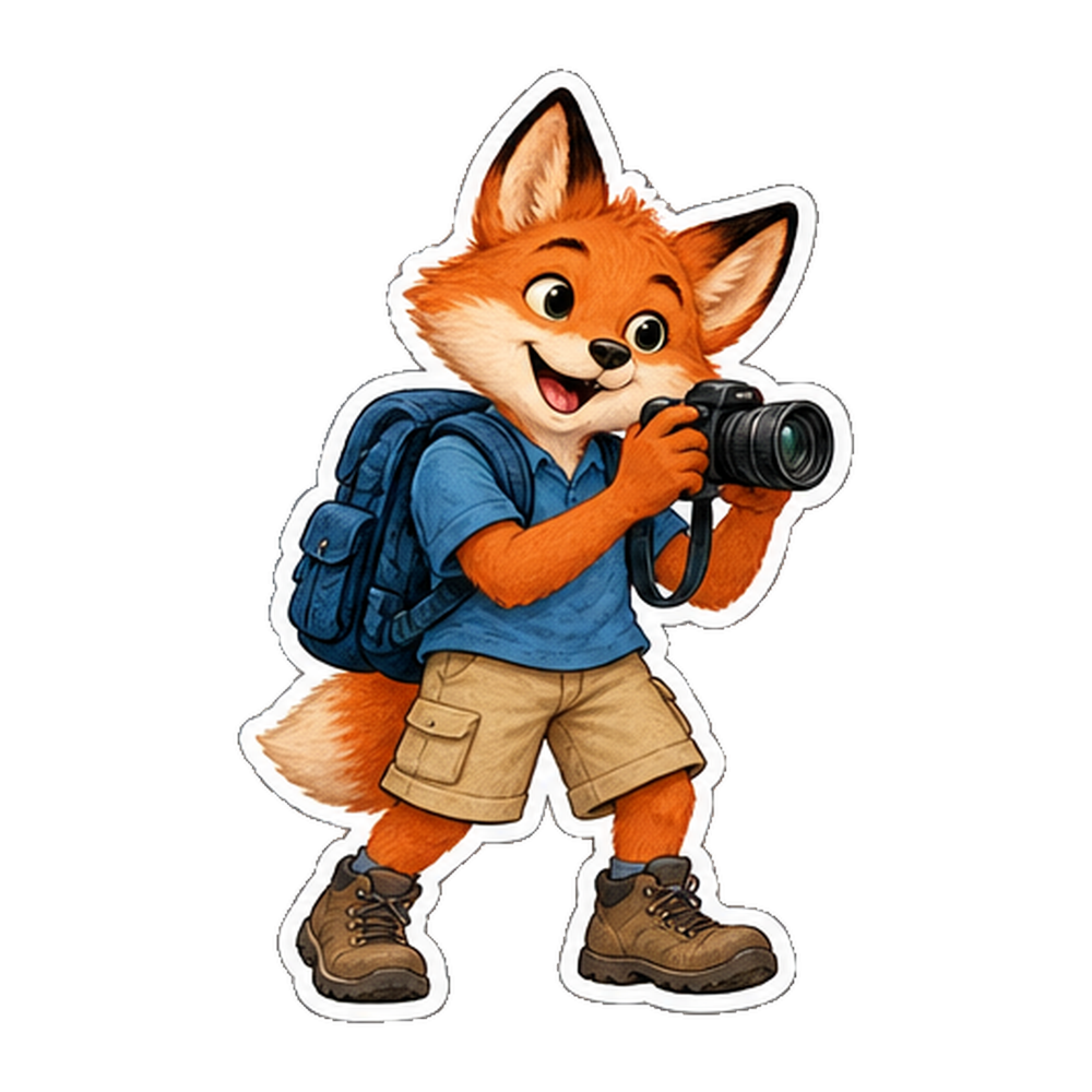 Ben Fox with his camera