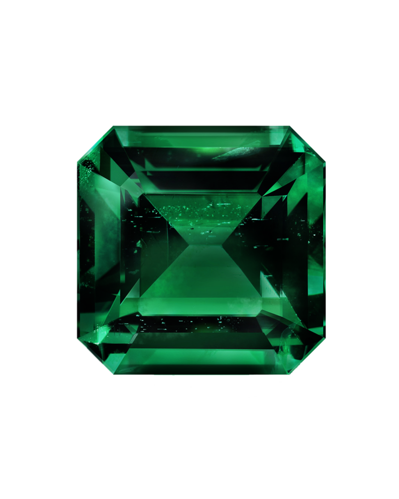 Natural emerald gemstone