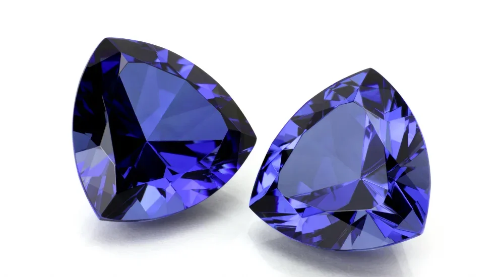 Tanzanite gemstone associated with its Tanzanian origin