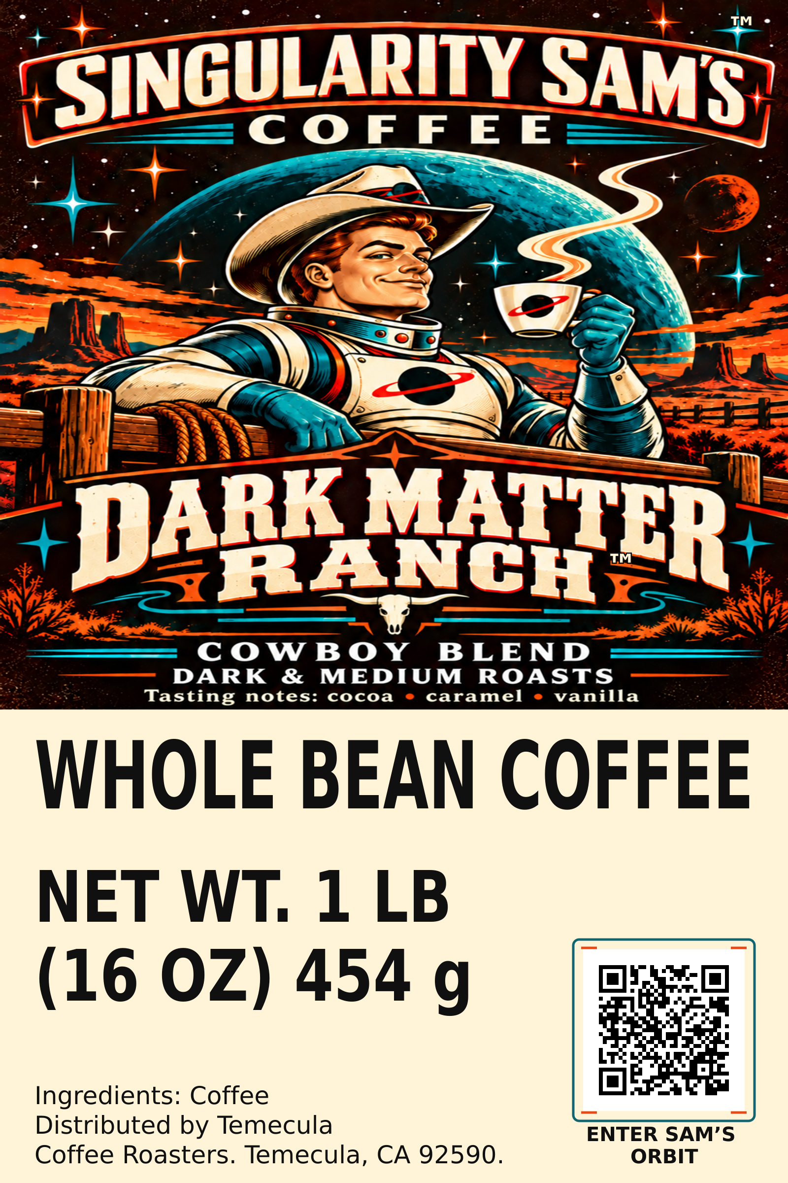 Full Dark Matter Ranch label