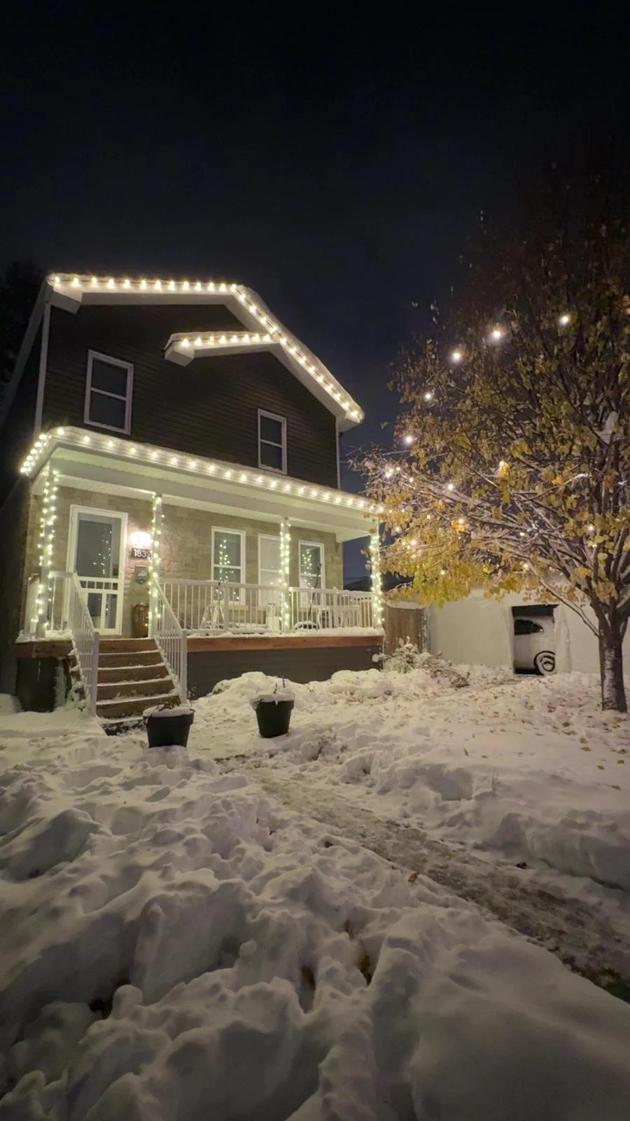 Montréal — maison illuminée