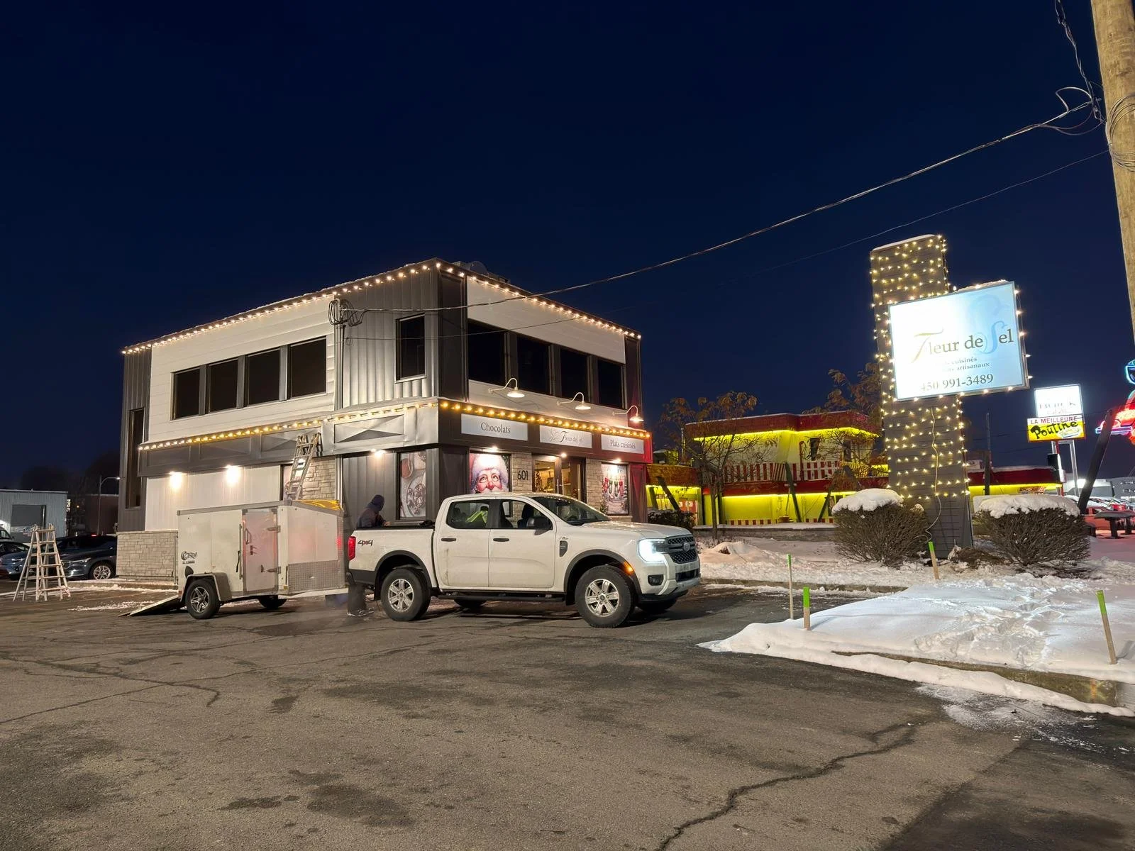 Granby — éclairage commercial de Noël