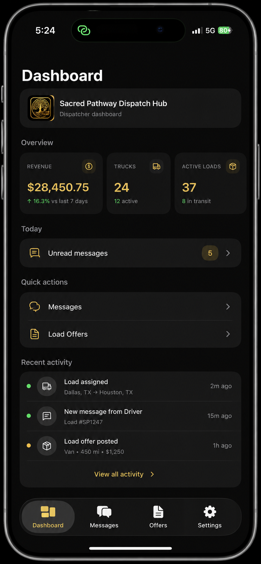 Dispatch Hub screenshot