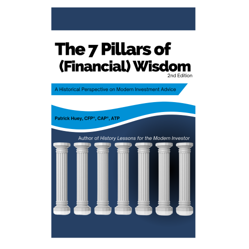 The 7 Pillars of Financial Wisdom — free guide cover by Patrick Huey