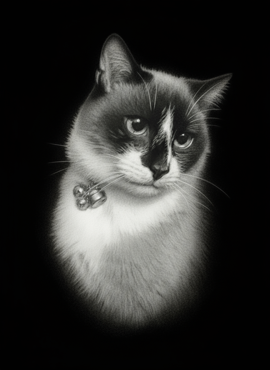 Reverse Charcoal Style Painting