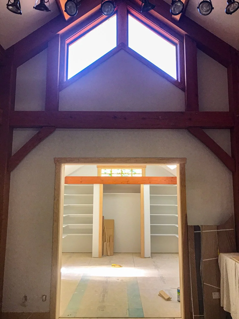 Finished kitchen, Logan area