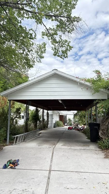 Carport and trim, downtown Logan