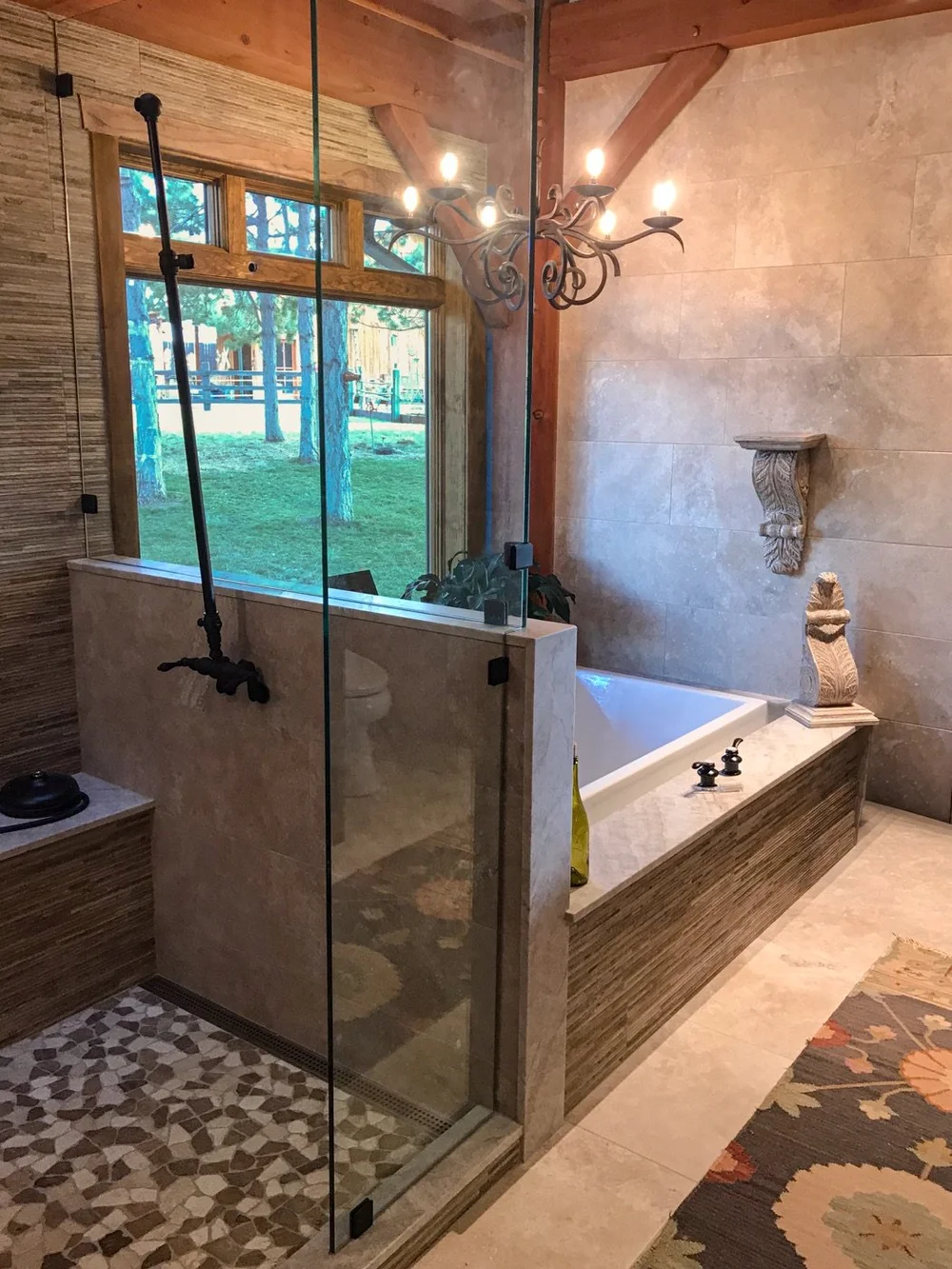 Finished luxury bathroom remodel in Logan, Cache Valley Utah
