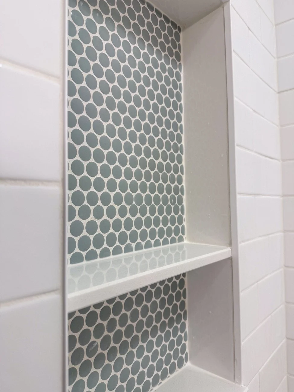 Tile work in a Corbridge bathroom remodel