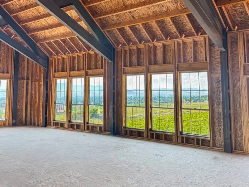 Timber-frame interior, Hyde Park