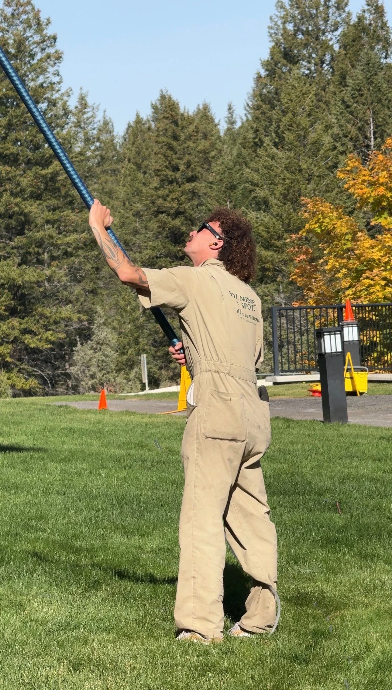Valley Shiners hospitality window-cleaning crew working at Copper Point Resort in Invermere