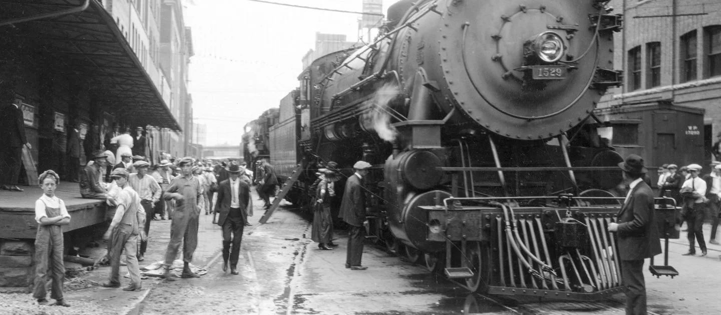 Historic train at Union Station