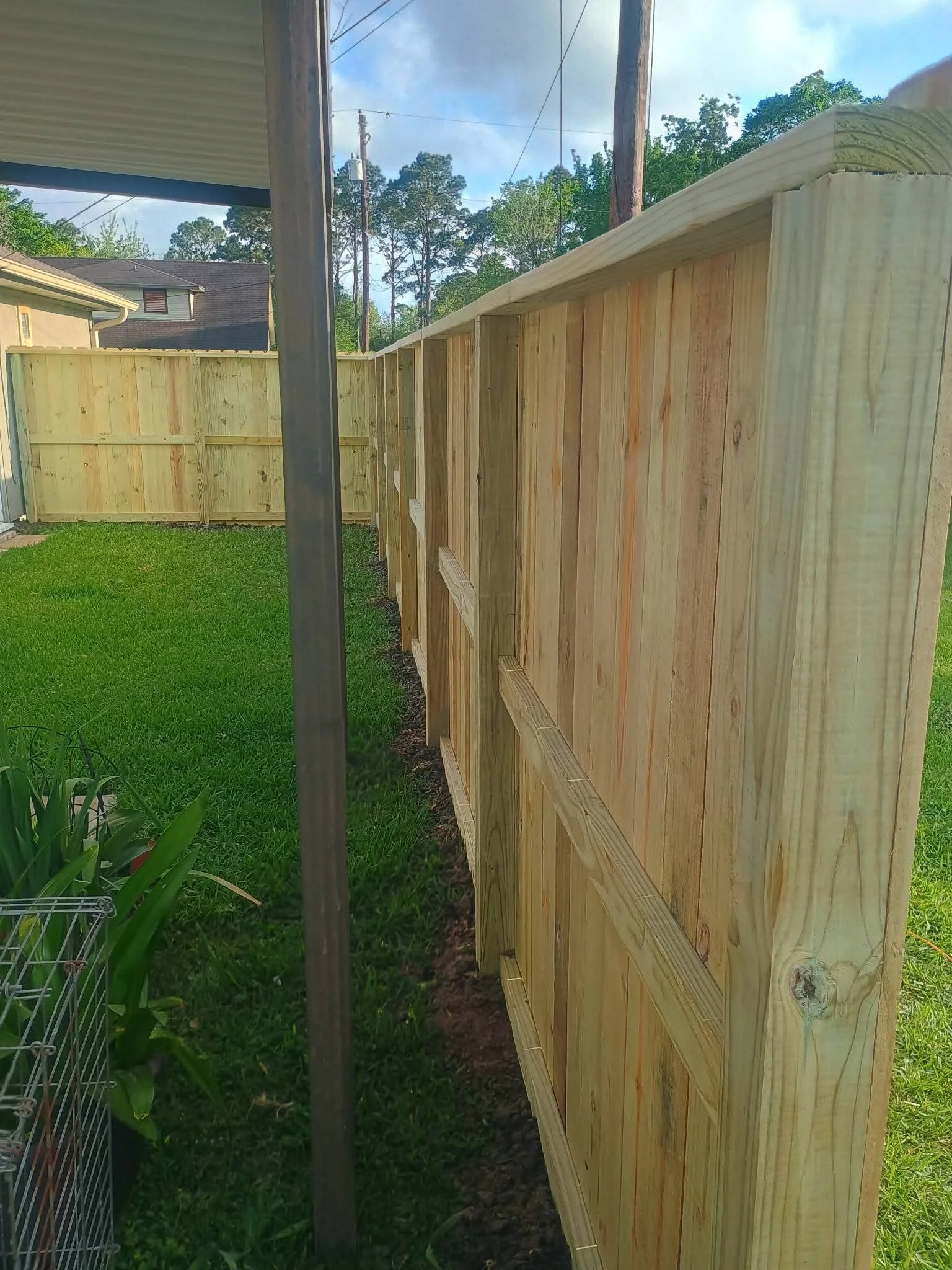 Exterior and fencing