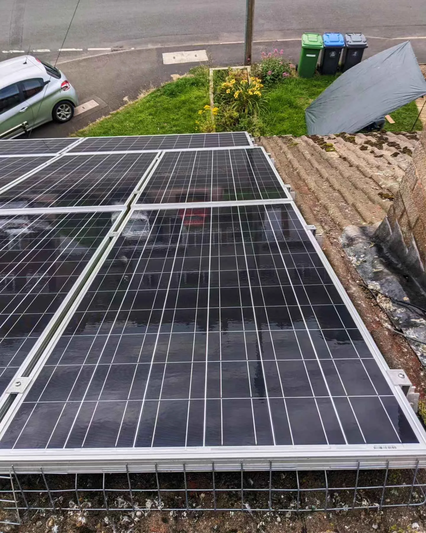 Solar panels clean after professional cleaning Melbourne