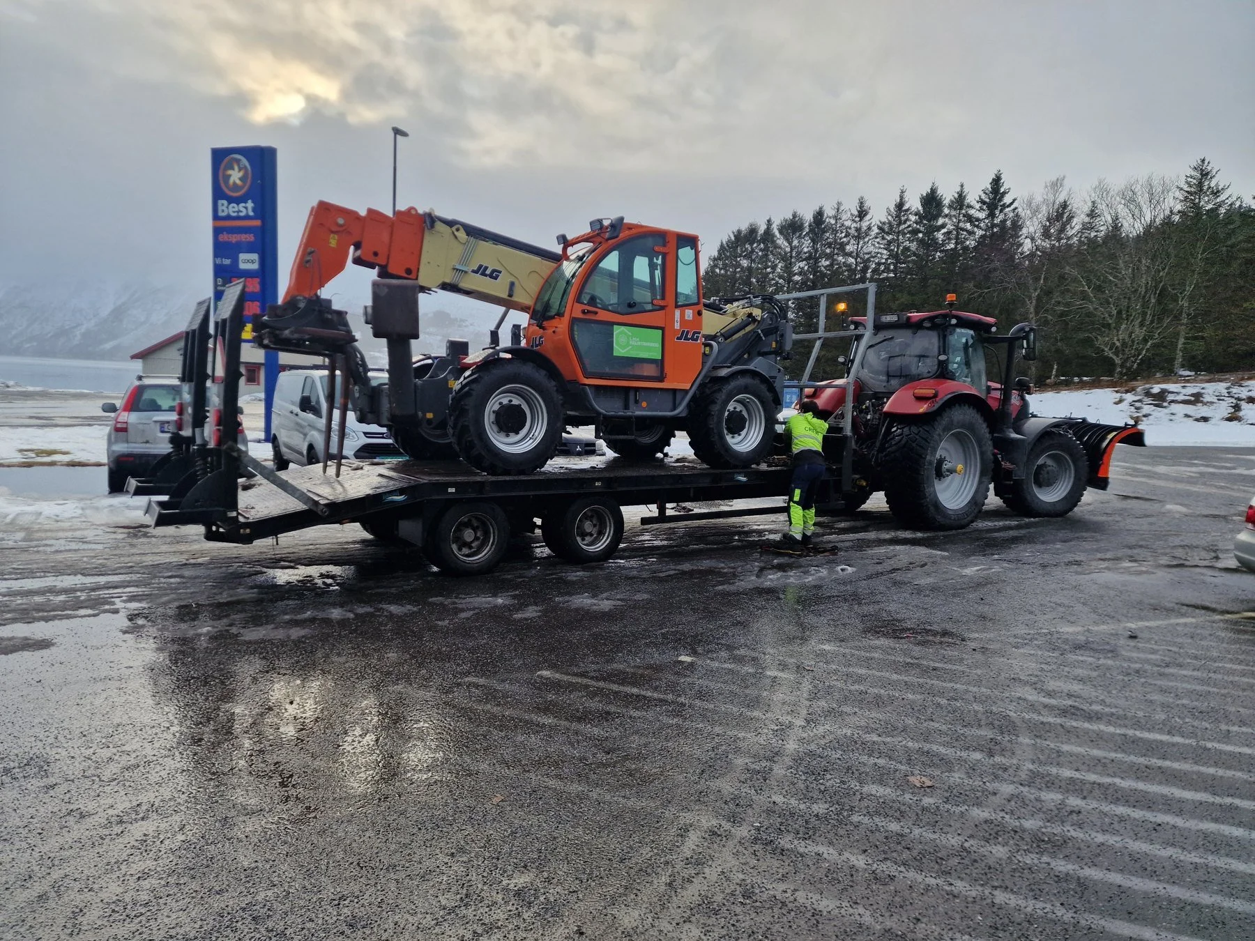 Teleskoptruck og transportutstyr