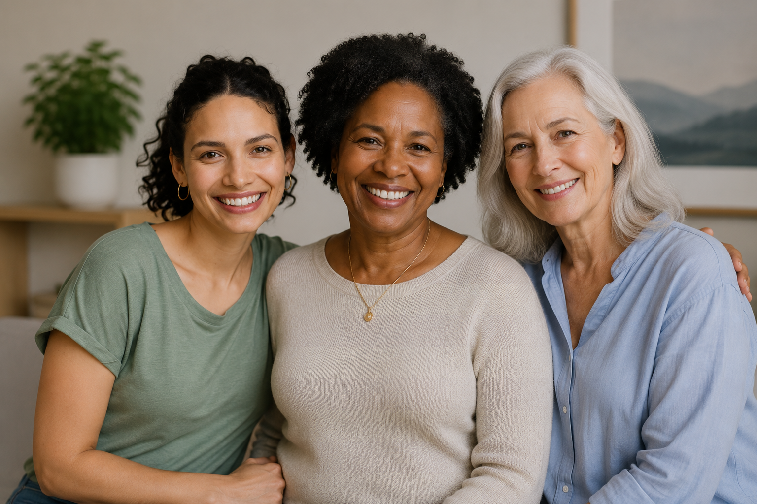 Three women