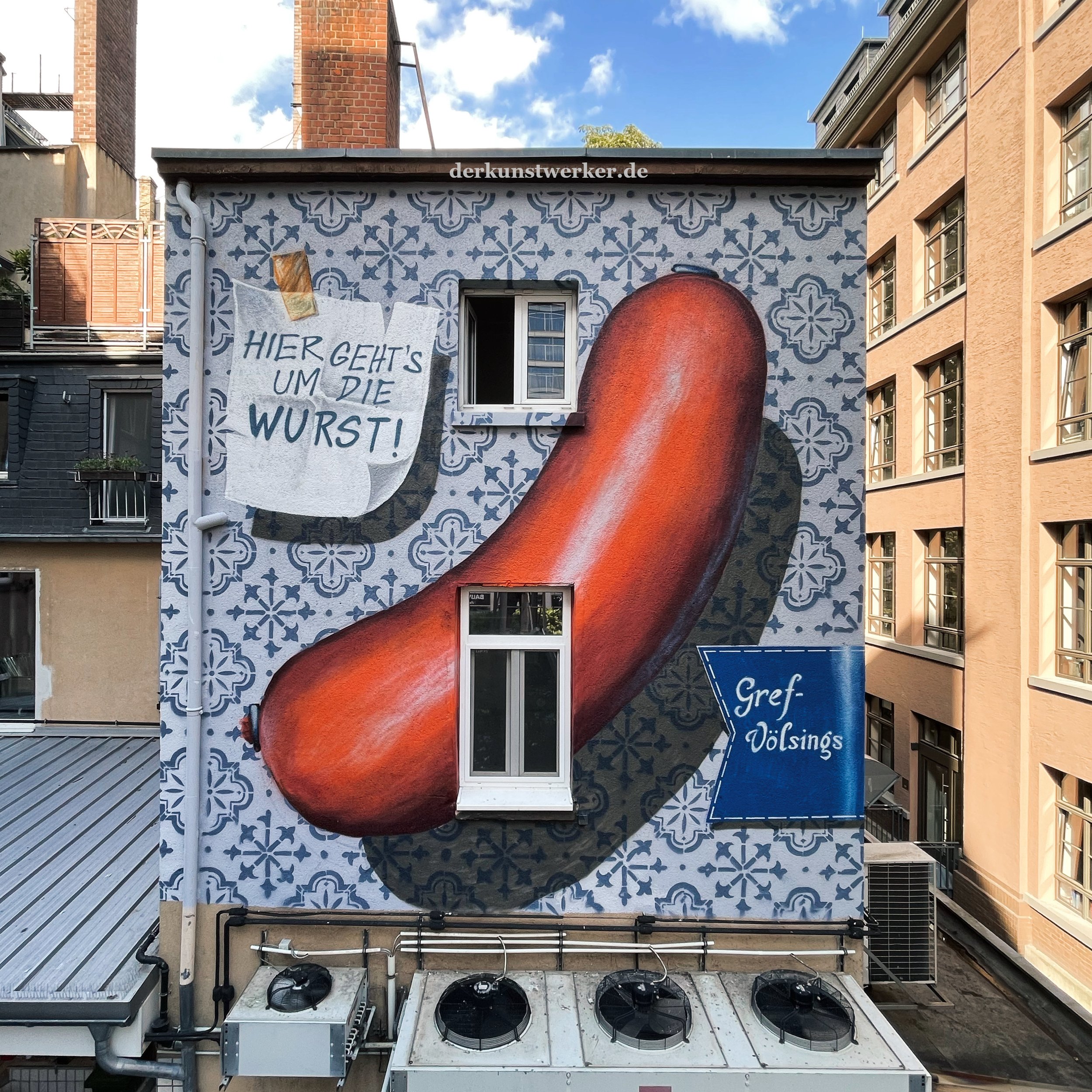 Fassadenkunst von Florian Erb