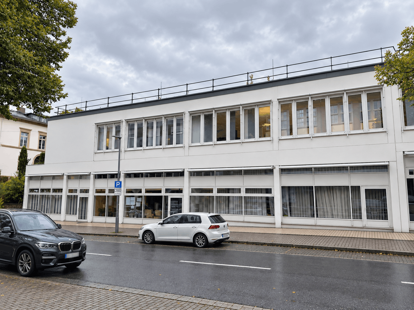 Fassade vor der künstlerischen Gestaltung