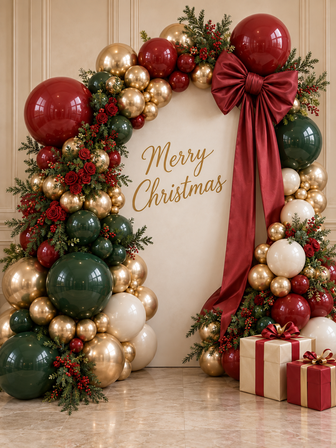Christmas celebration installation