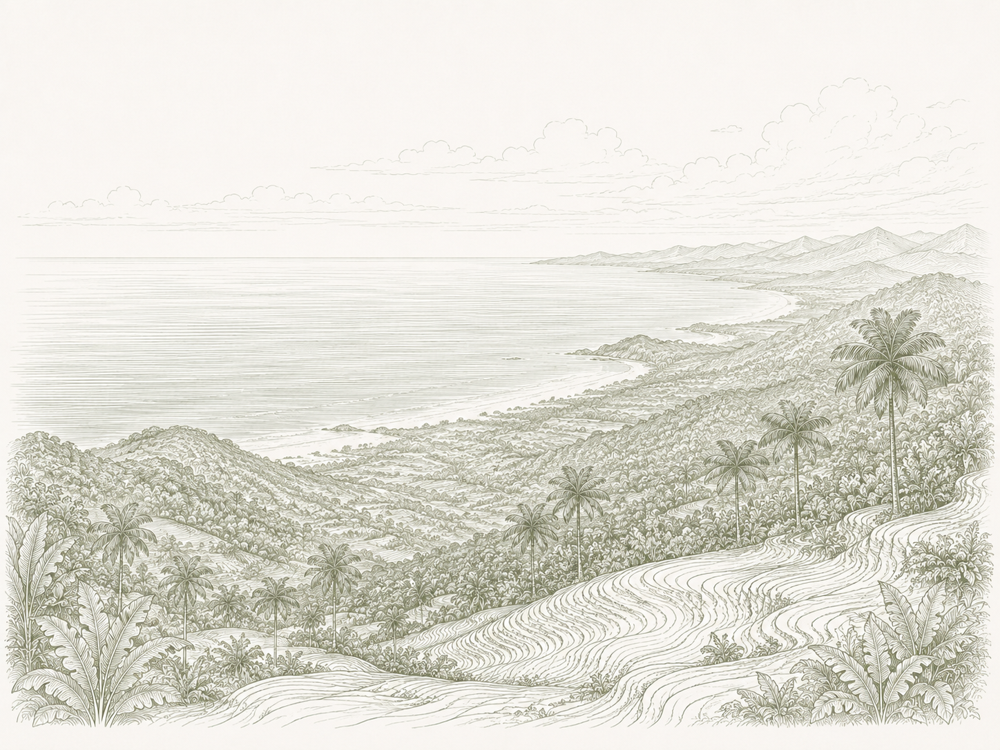 Full Ocean View lot illustration