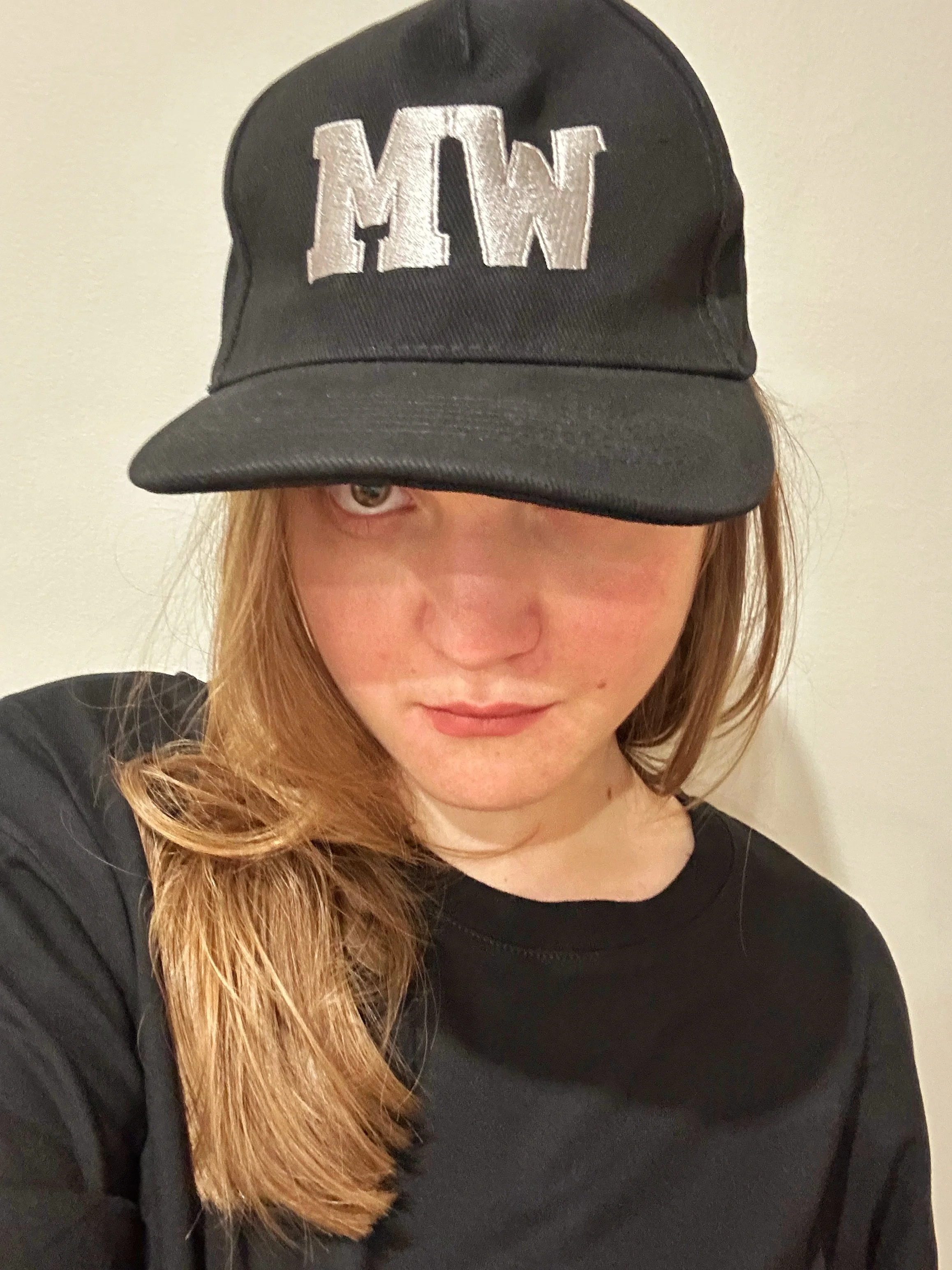 Moonlight Whispers Cap — embroidered MW logo, adjustable fit