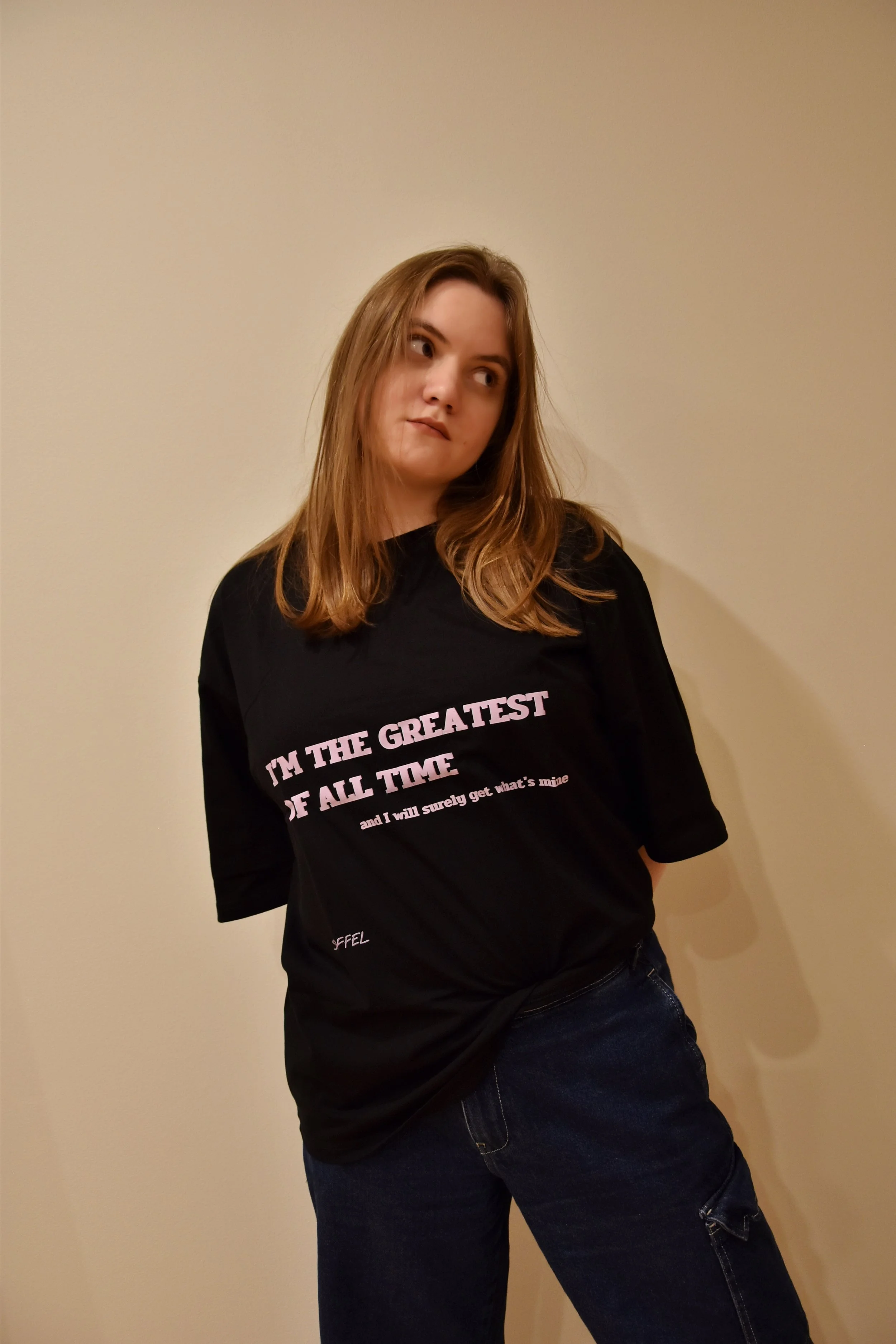 Moonlight Whispers T-shirt — “I’M THE GREATEST OF ALL TIME” print, unisex