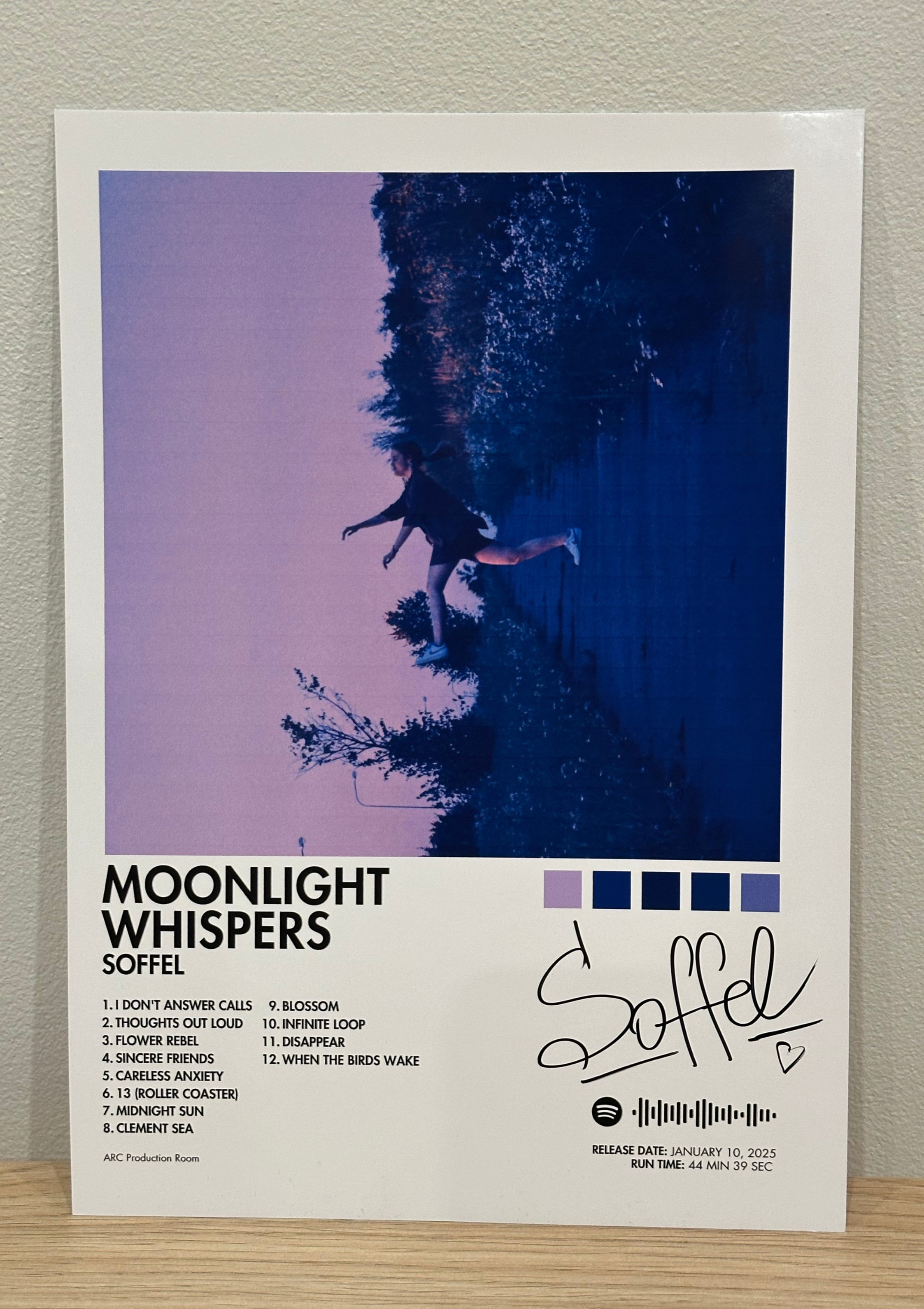 MOONLIGHT WHISPERS HAND-SIGNED POSTER